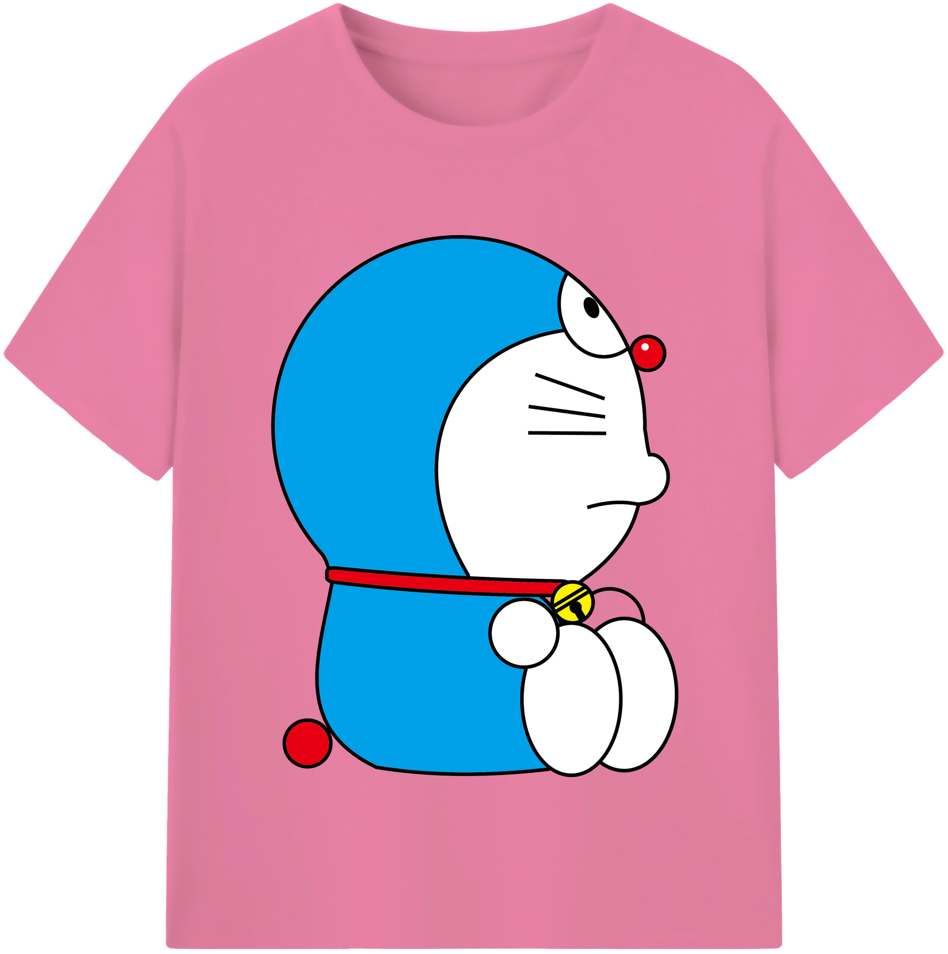 （画像用） ドラえもん Doraemon 綿100％半袖Tシャツ（フロントプリント）